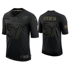 Buffalo Bills #57 AJ Epenesa Black 2020 Salute to Service Limited Jersey Buffalo Bills #57 AJ Epenesa Black 2020 Salute to Service Limited Jersey