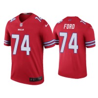 Buffalo Bills #74 Color Rush Legend Cody Ford Red Jersey Buffalo Bills #74 Color Rush Legend Cody Ford Red Jersey