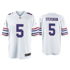 Buffalo Bills #5 Marquez Stevenson White Alternate Game Jersey Buffalo Bills #5 Marquez Stevenson White Alternate Game Jersey