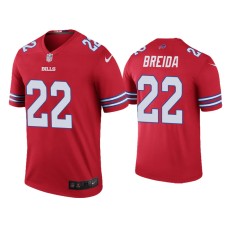 Buffalo Bills #22 Color Rush Legend Matt Breida Red Jersey Buffalo Bills #22 Color Rush Legend Matt Breida Red Jersey