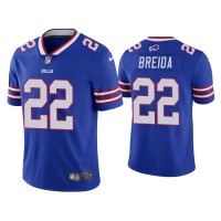 Buffalo Bills #22 Matt Breida Vapor Limited Royal Jersey Buffalo Bills #22 Matt Breida Vapor Limited Royal Jersey