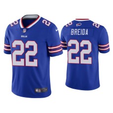 Buffalo Bills #22 Matt Breida Vapor Limited Royal Jersey Buffalo Bills #22 Matt Breida Vapor Limited Royal Jersey