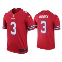 Buffalo Bills #3 Color Rush Legend Matt Haack Red Jersey Buffalo Bills #3 Color Rush Legend Matt Haack Red Jersey