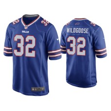 Buffalo Bills #32 Rachad Wildgoose Royal Game Jersey