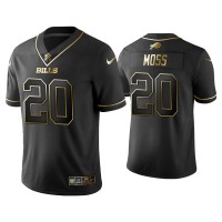 Buffalo Bills #20 Golden Edition Vapor LimitedZack Moss Black Jersey Buffalo Bills #20 Golden Edition Vapor LimitedZack Moss Black Jersey
