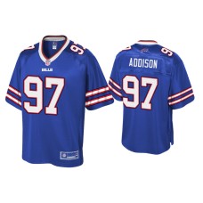 Buffalo Bills #97 Mario Addison Royal Pro Line Jersey