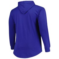 Buffalo Bills Fanatics Branded Big & Tall Front Runner Pullover Hoodie - Royal