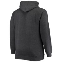 Buffalo Bills Fanatics Branded Big & Tall Practice Pullover Hoodie - Heathered Charcoal