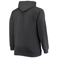 Buffalo Bills Fanatics Branded Big & Tall Practice Pullover Hoodie - Heathered Charcoal