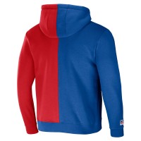 Buffalo Bills Staple Split Logo Pullover Hoodie - Royal