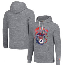 Buffalo Bills Homage Unisex Guy Fieri’s Flavortown Tri-Blend Pullover Hoodie - Gray